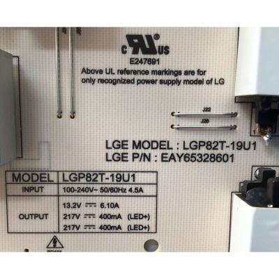 KIT DE TARJETAS PARA TV LG / MAIN EBT66509301 / EAX69120303(1.1) / FUENTE EAY65328601 / LGP82T-19U1 / T-CON 6871L-6282A / 6870C-0282A / PANEL HC820DQF-SLXR1-2112 / MODELO 82UN8570PUC / 82UN8570PUC.BUSWLJR - Imagen 2